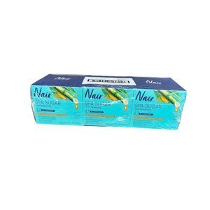 3 NAIR Spa Sugar Hair Remover All-Over Body Natural Ingredients 8.5 fl oz